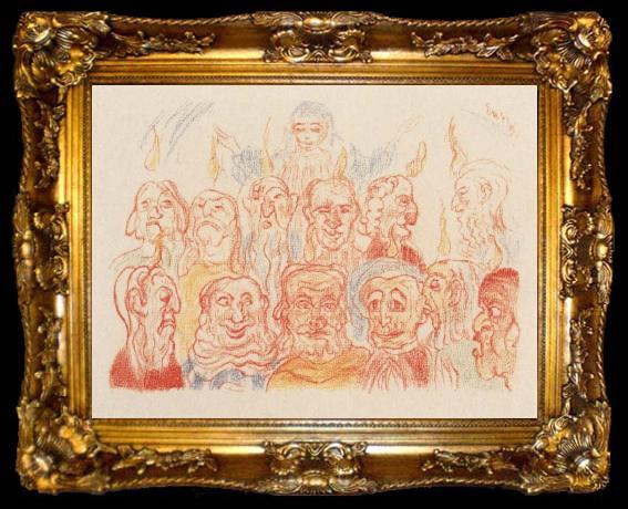 framed  James Ensor The Descent of the Holy Ghost, ta009-2